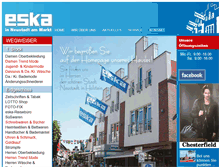 Tablet Screenshot of eska-kaufhaus.de